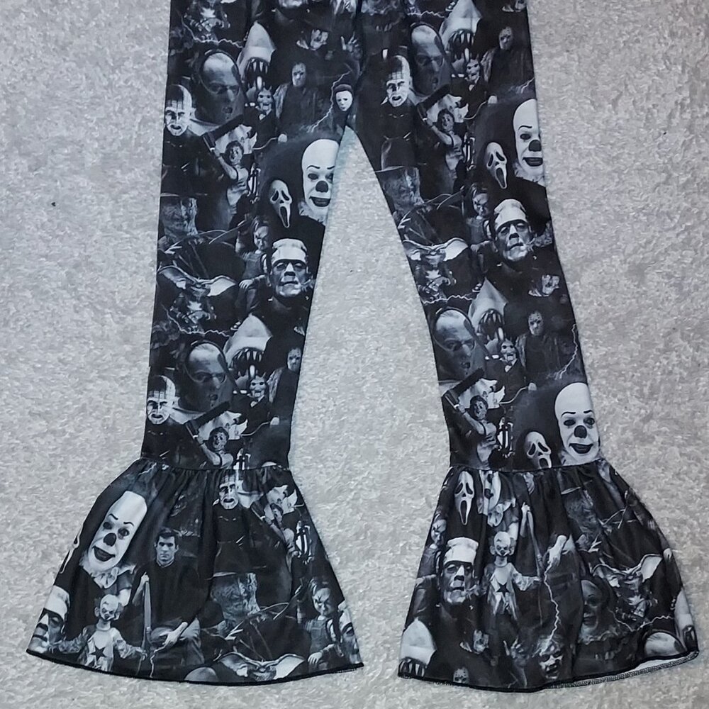 Girls Horror Ruffle pants Size 6/7 - Picture 2 of 2